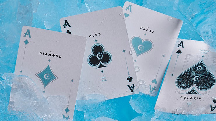 Cartes à jouer Solokid Cyan par Bocopo