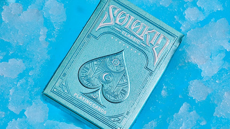 Cartes à jouer Solokid Cyan par Bocopo