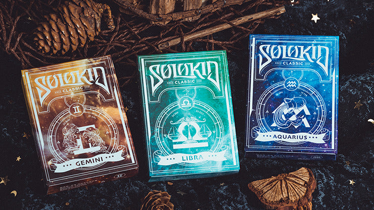 Solokid Constellation Series V2, Aquarius Playing Cards by BOCOPO
