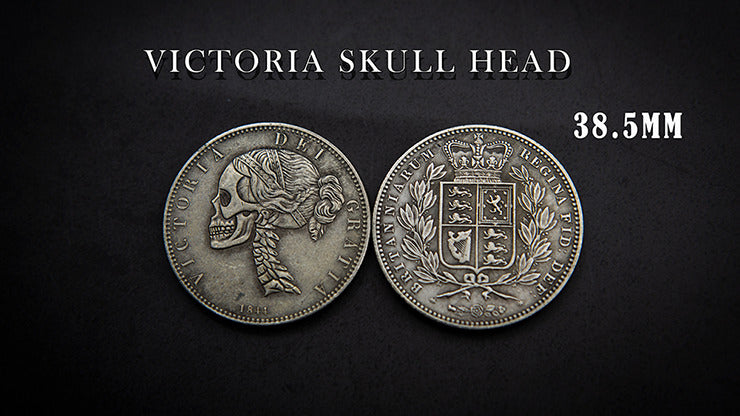 VICTORIA SKULL HEAD COIN by Men Zi Magic*