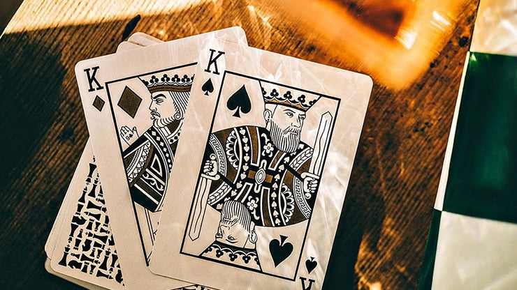 Knights V2, White Playing Cards
