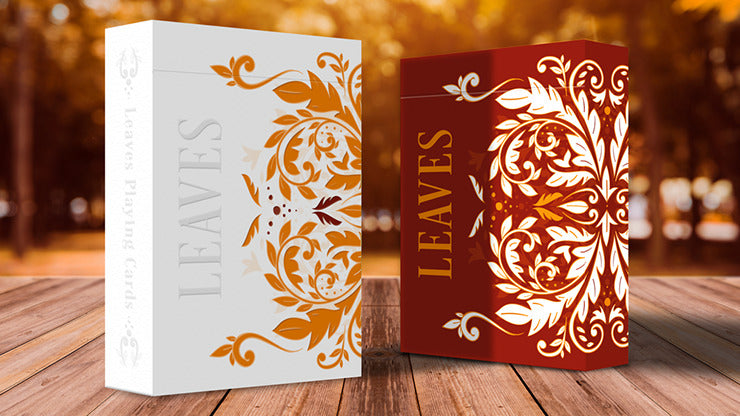 Leaves Autumn Edition Collector&#039;s, White Playing Cards by Dutch Card House Company