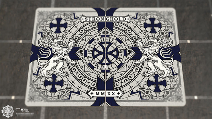 Bicycle Stronghold Sapphire Playing Cards, on sale