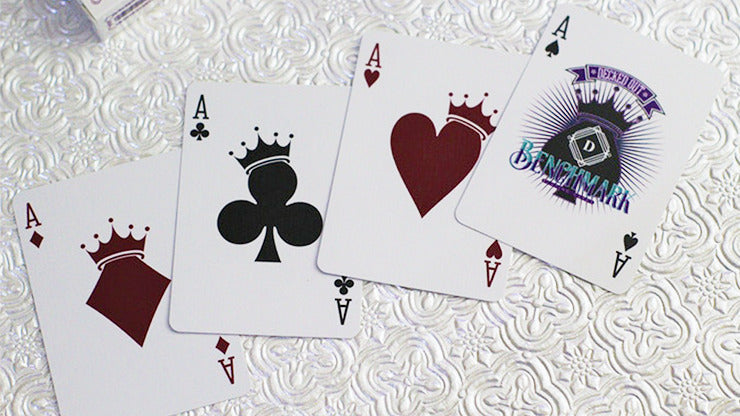 Benchmark, cartes à jouer violettes*