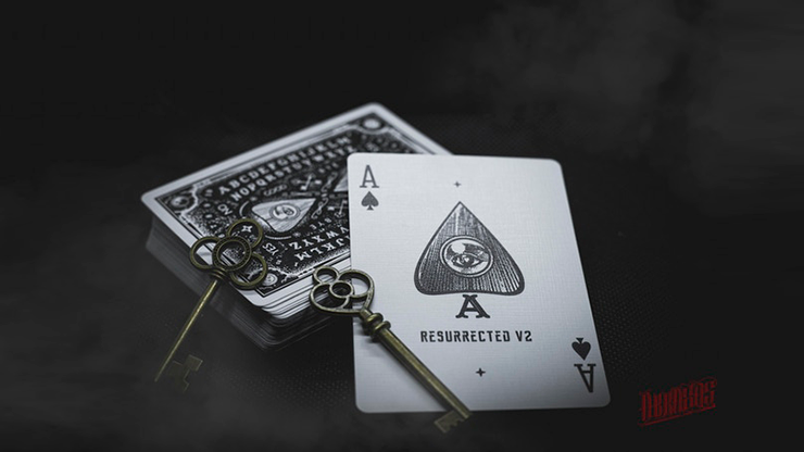 Resurrected V2, Red Playing Cards By Abraxas