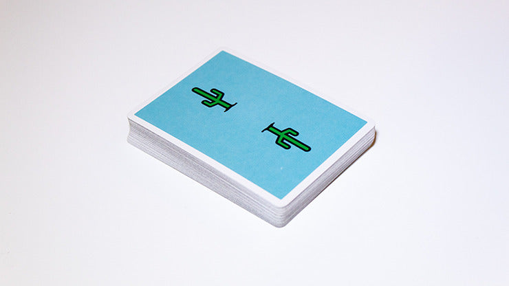 Jeu De Cartes Cactus, Bleu Poussiéreux