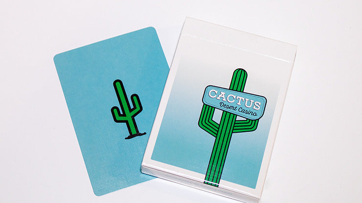 Jeu De Cartes Cactus, Bleu Poussiéreux