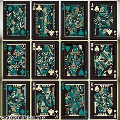 Brimstone Bicycle Playing Cards, Aqua