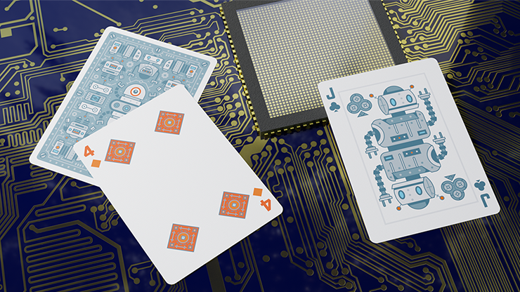 Bicycle Robot Playing Cards, Factory Edition