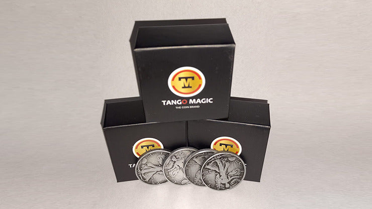 Replica Walking Liberty TUC plus 3 coins, Gimmicks and Online Instructions by Tango Magic