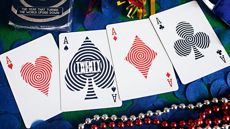 Marvelous Red Twenty Twenty Playing Cards, on sale