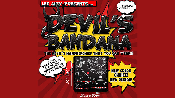 Devil&#039;s Bandana, Black by Lee Alex