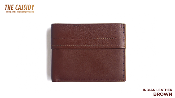 THE CASSIDY WALLET BROWN by Nakul Shenoy, on sale