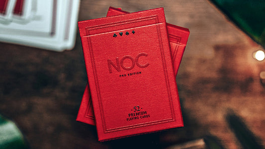NOC Pro 2021, Cartes à jouer rouge bordeaux*