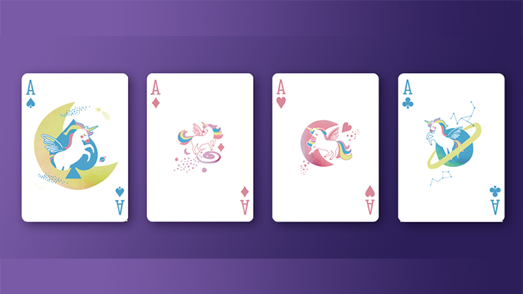 Cartes à jouer Licorne par TCC