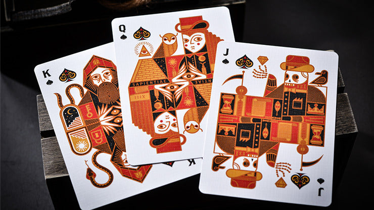 Cartes à jouer The Secret, Scarlet Edition par Riffle Shuffle