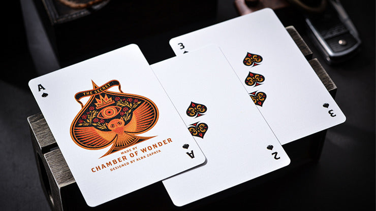 Cartes à jouer The Secret, Scarlet Edition par Riffle Shuffle