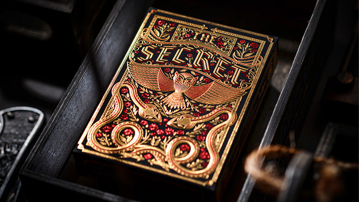 Cartes à jouer The Secret, Scarlet Edition par Riffle Shuffle