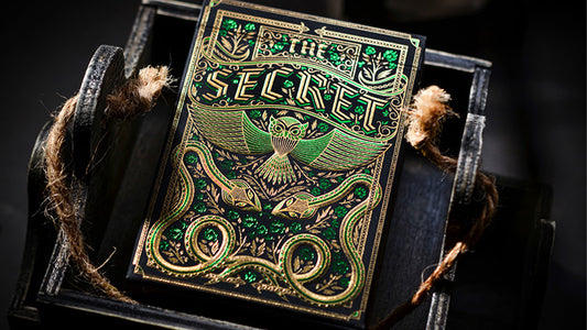 Cartes à jouer The Secret, édition émeraude par Riffle Shuffle