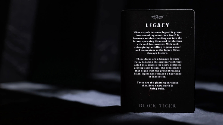 Black Tiger Legacy V2 Playing Cards*