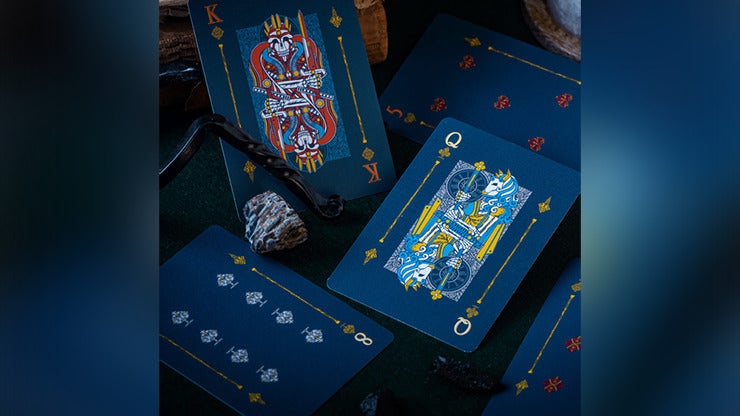 INFINITUM, Cartes à Jouer Bleu Royal