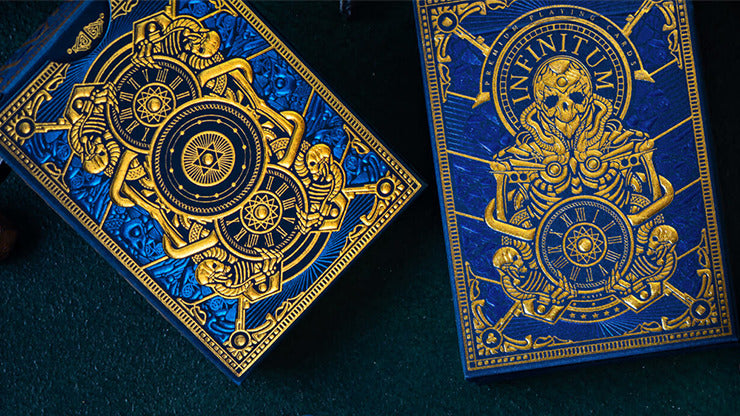 INFINITUM, Royal Blue Playing Cards