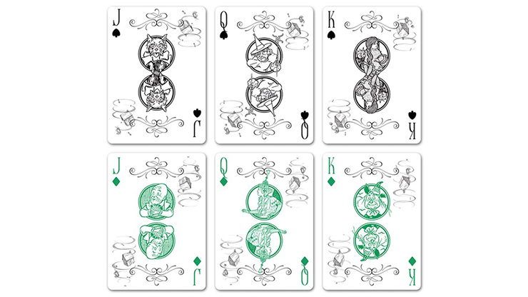 Cartes de jeu du Magicien d'Oz par fig.23