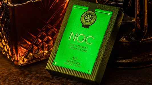 NOC, Green Cartes à jouer de la collection Luxury par Riffle Shuffle x The House of Playing Cards*