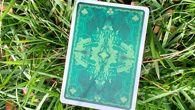 Lumière de sauterelle, cartes à jouer Jade