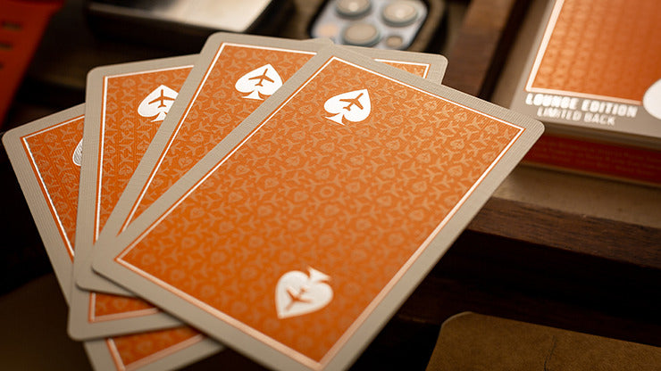 Lounge Edition in Hangar, Orange with Limited Back by Jetsetter Playing Cards, on sale