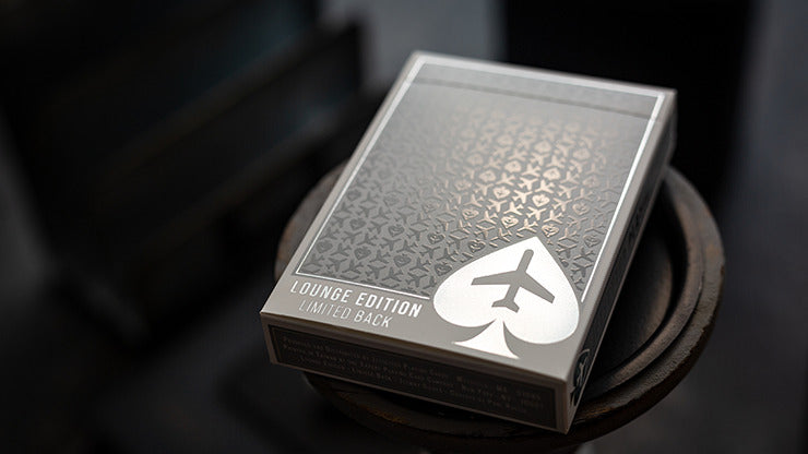 Lounge Edition in Jetway, Silver with Limited Back by Jetsetter Playing Cards, on sale