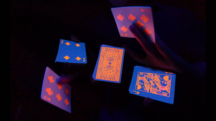 Fluorescent, Pumpkin Edition Playing Cards, on sale