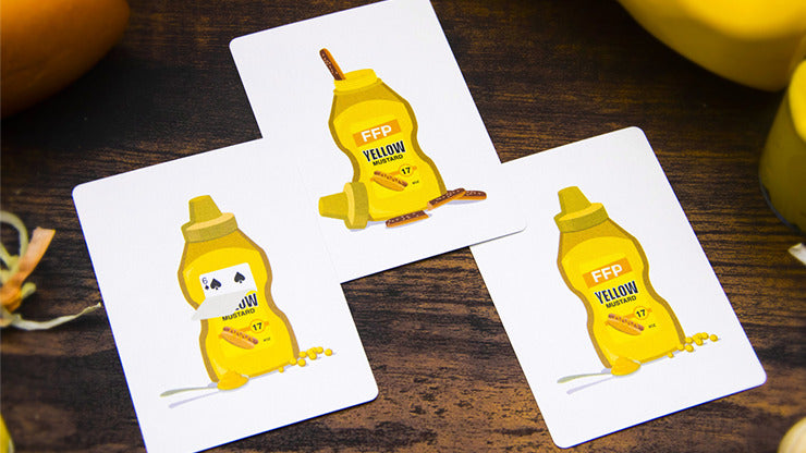 Cartes à jouer moutarde de Fast Food Playing Cards*
