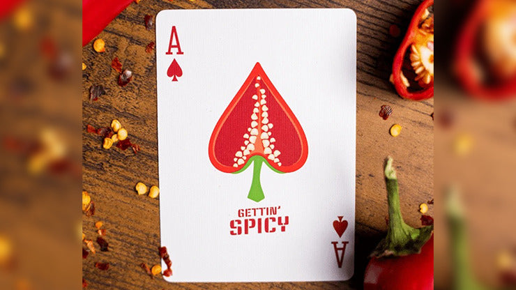 Cartes à jouer Gettin' Spicy - Chili Pepper par OPC