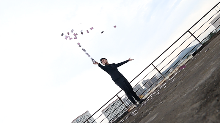 THE ROCKET Card Fountain RIGHT HANDED (Wireless Remote Version) by Bond Lee - Trick