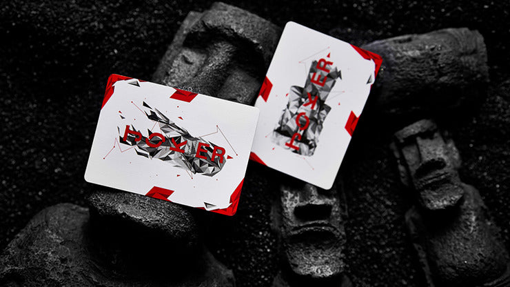 Cartes à jouer Moai Red Edition par Bocopo*