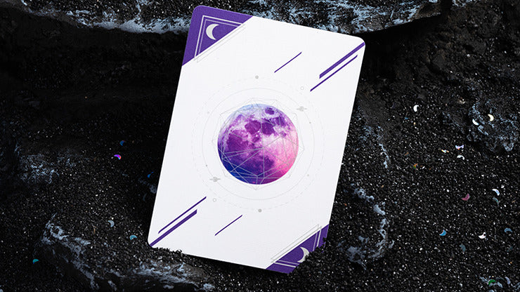 Cartes à jouer La Lune, édition violette de Solokid*