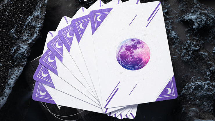 Cartes à jouer La Lune, édition violette de Solokid*