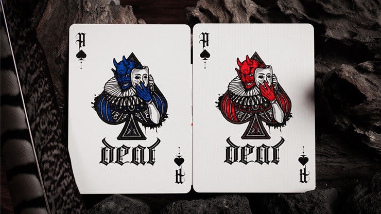 Deal with the Devil, cartes à jouer UV bleu cobalt par Darkside Card Magic Co*