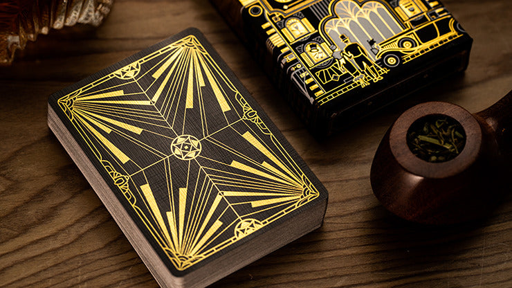 The Grand Golden Glamor Foiled Edition Playing Cards by Riffle Shuffle