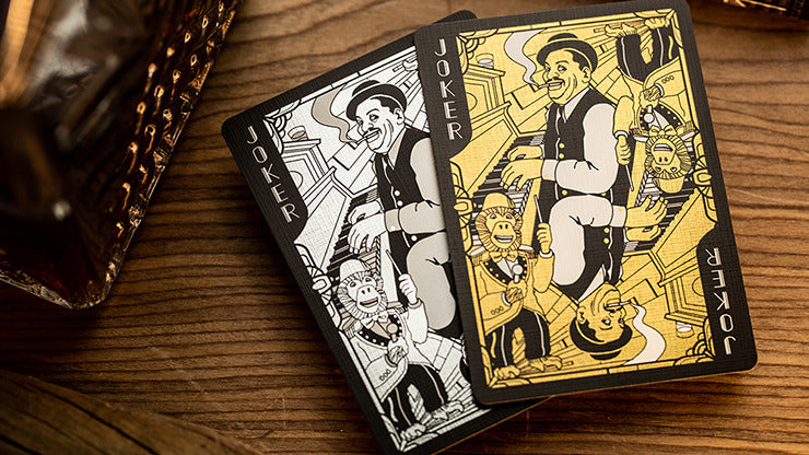 The Grand Golden Glamor Foiled Edition Playing Cards by Riffle Shuffle