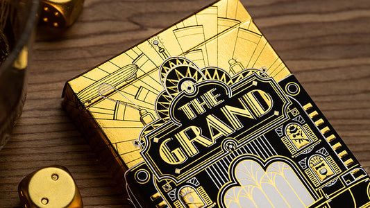 Cartes à jouer The Grand Golden Glamour Foiled Edition par Riffle Shuffle