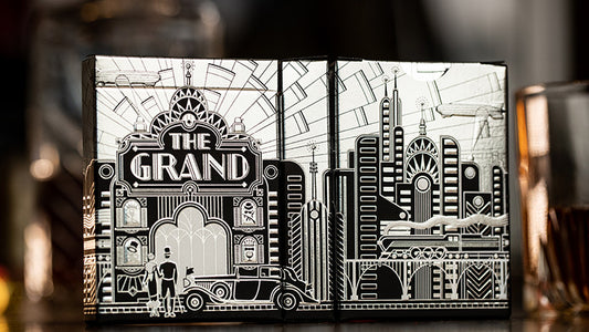 Les cartes à jouer Grand Silver Allure par Riffle Shuffle