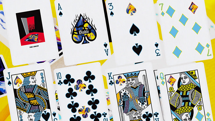 Ultra Diablo Blue Playing Cards by Gemini, on sale