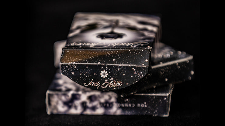 Black Flower Playing Cards by Jack Nobile