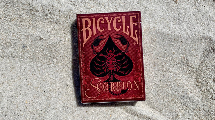 Bicycle Scorpion, cartes à jouer rouges*