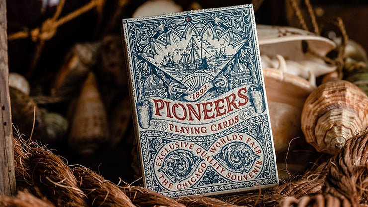 Pionniers, cartes à jouer bleues
