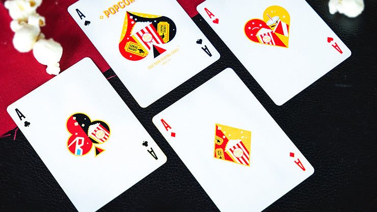 Cartes à jouer Popcorn de Fast Food Playing Cards*