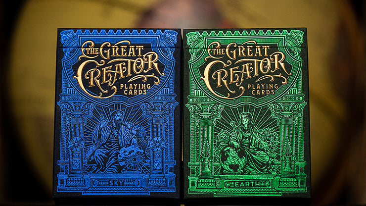 Le Grand Créateur : Cartes à jouer Earth Edition par Riffle Shuffle*