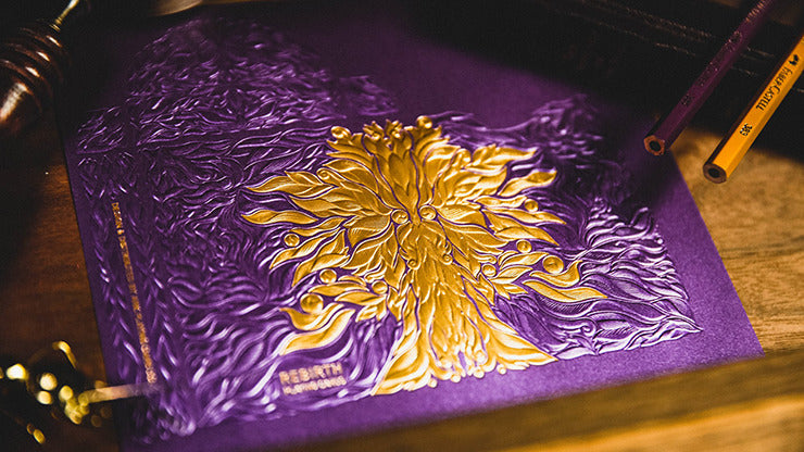 Renaissance, cartes à jouer violettes